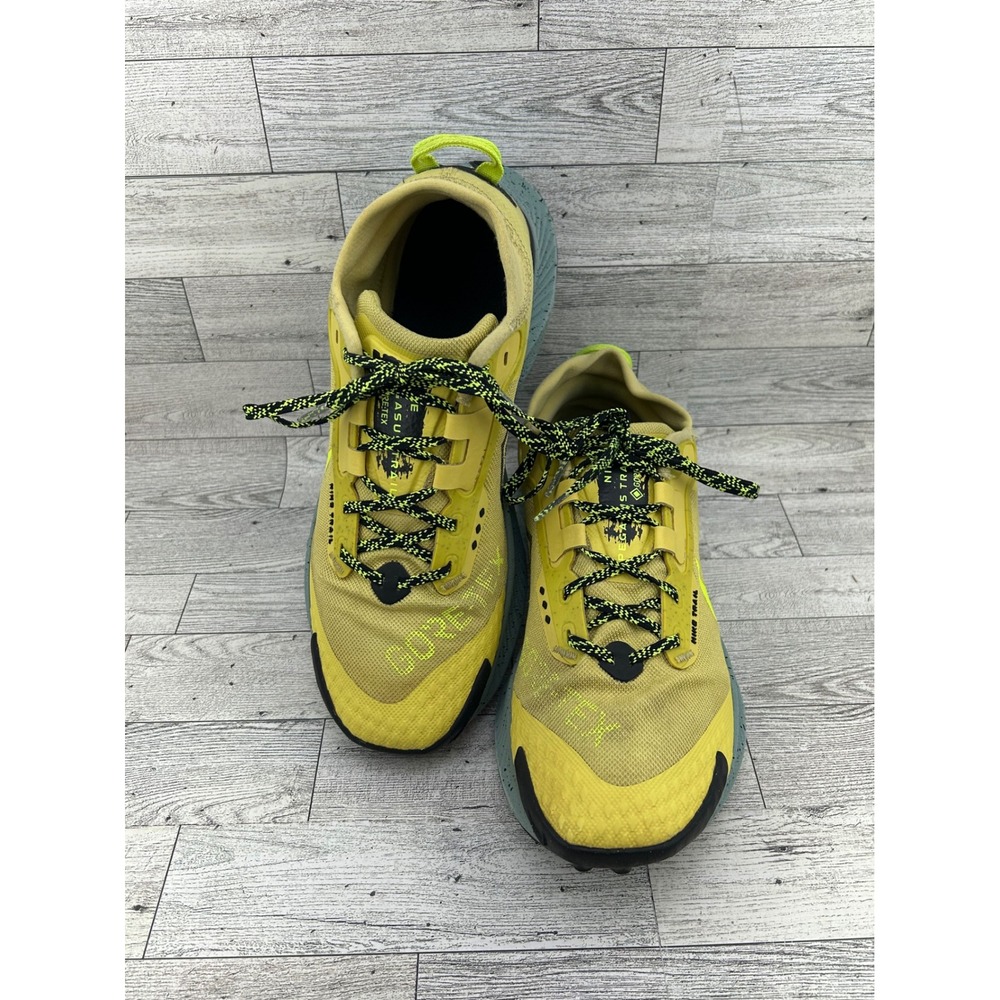 Nike Pegasus Trail Gore Tex Men's Running Shoes Yellow Black DC8793 300 Size 8.5